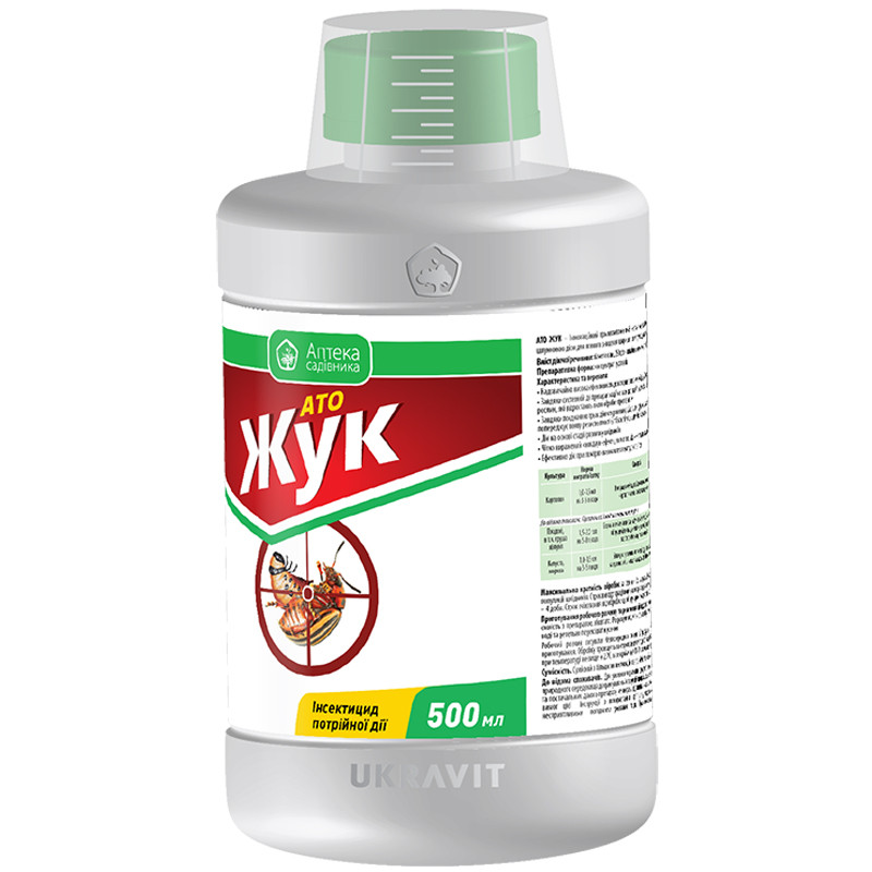 Інсектицид АТО "Жук" к.с. (500 мл), Укравіт