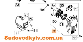 Для бензинового обприскувача Oleo-Mac MB 80 (0000)