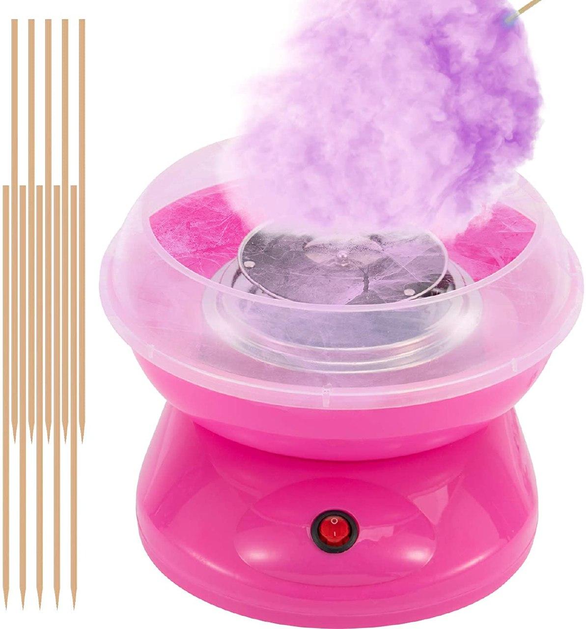 Апарат для приготування солодкої вати Cotton Candy Maker + палички для солодкої вати