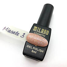 Гель-лак Milano Miracle 8 мл, №3