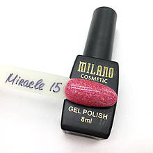 Гель-лак Milano Miracle 8 мл, №15