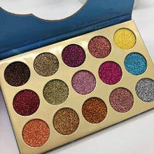 Набір тіней Glitter,15 шт