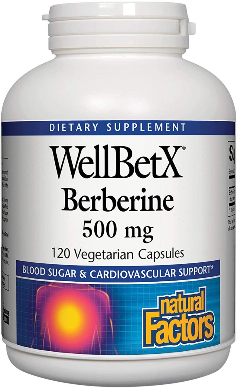 Natural Factors WellBetX Berberine 500 mg 120 капсул