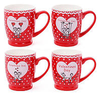 Кружка чашка для чаю та кави  порцеляновий   valentine's Day   330мл | HomeDreams