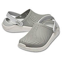 Мужские кроксы Crocs LiteRide Clog Gray/Light Gray