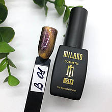 Гель лак Milano Cat Eyes 5D №01B, 8 мл