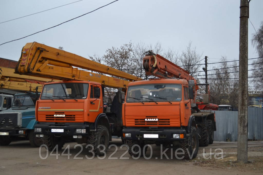 Оренда Автовишки 28 метрів — Київ Київська зона