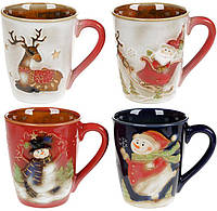Кружка чашка для чаю та кави  керамическая   Новогодние герои   500мл | HomeDreams