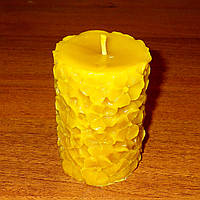 Восковая свеча "Фиалки" из натурального пчелиного воска
