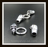 Замок для шнура "Череп" (d 12 мм)