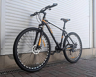Велосипед гірський TopRider Top-611 29" колеса, 19 рама Shimano Помаранчевий + подарунок крила або насос
