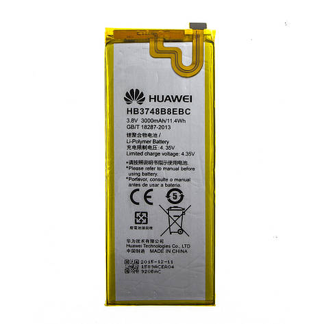 Акумулятор AAAA-Class Huawei Ascend G7 / HB3748B8EBC, фото 2