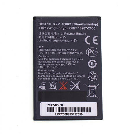 Акумулятор AAAA-Class Huawei U8860 / HB5F1H, фото 2