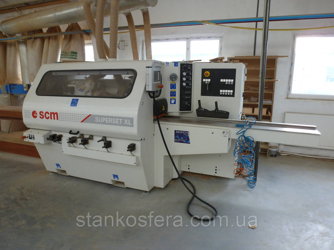 Чотиристоронній верстат SCM Superset XL бу 2007р. 4-шпиндельний