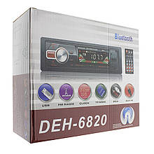 Автомагнітола 1DIN MP3 DEH-6820 /Bluetooth