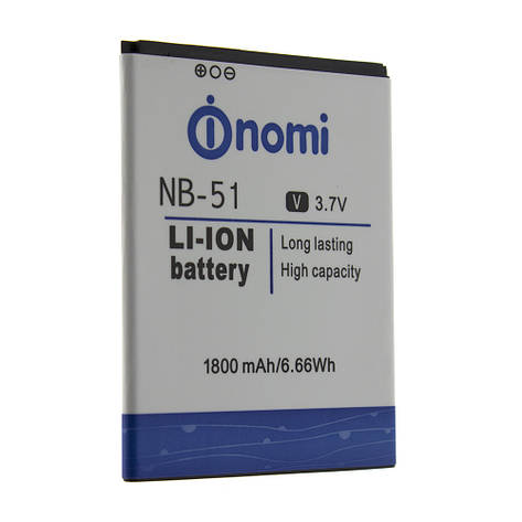 Акумулятор Original Nomi NB-51 батарея Nomi NB-51, фото 2