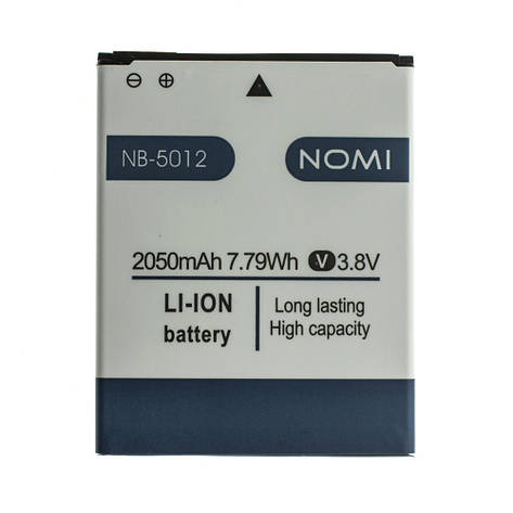 Акумулятор AAAA-Class Nomi NB-5012 батарея Nomi NB-5012, фото 2
