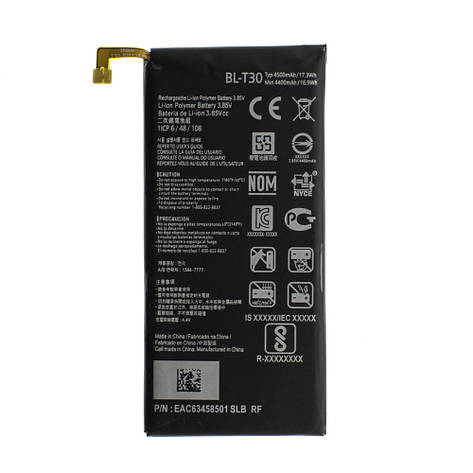 Акумулятор AAAA-Class LG M320 X Power 2 / BL-T30 батарея LG M320 X Power 2 / BL-T30, фото 2