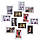 Колаж фотографій на 12 фото (дерево) 70*70 см фотоколаж рамка для фото фоторамка ФР0007, фото 6