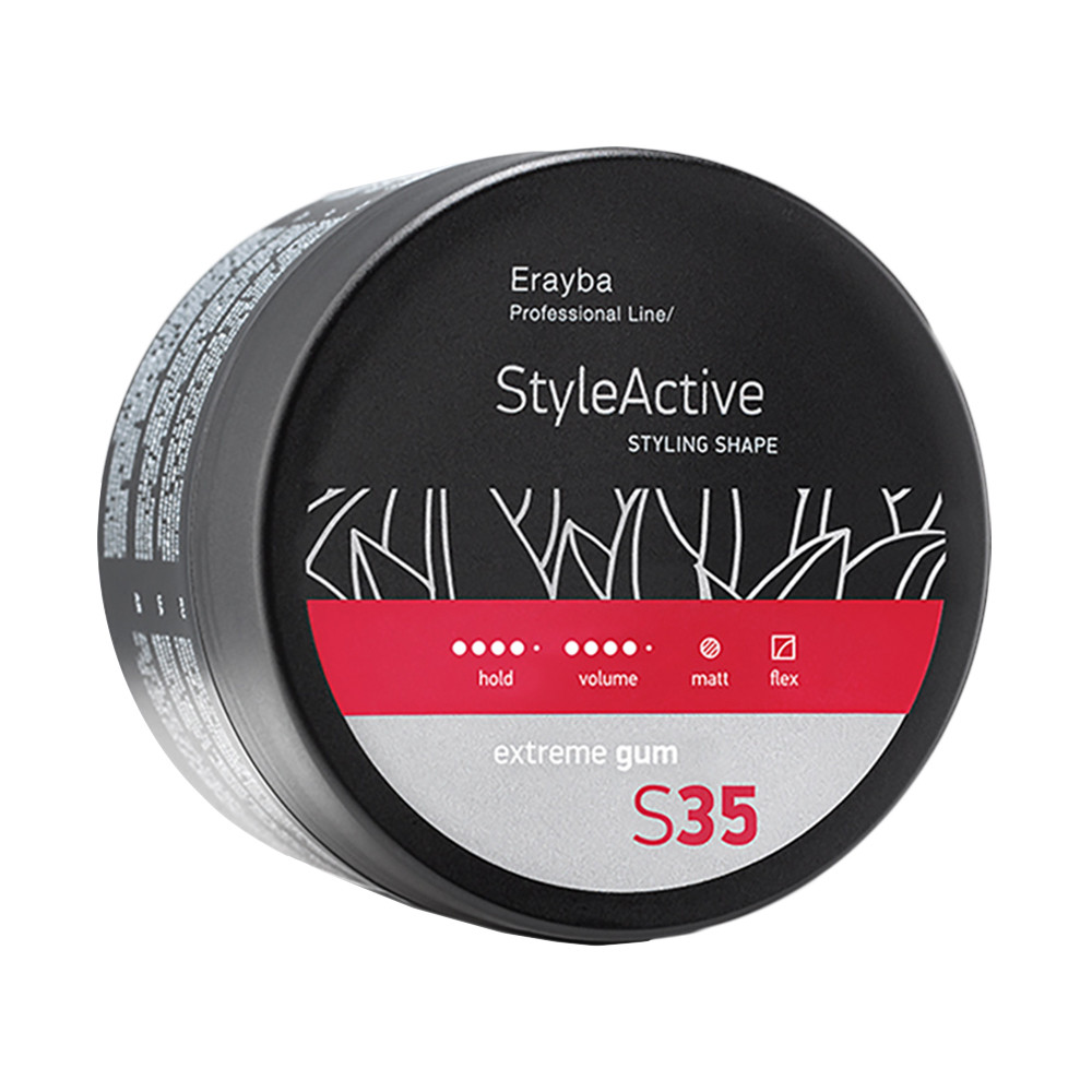 Моделювальна паста сильної фіксації Erayba S35 Style Active Extreme Gum 100 мл