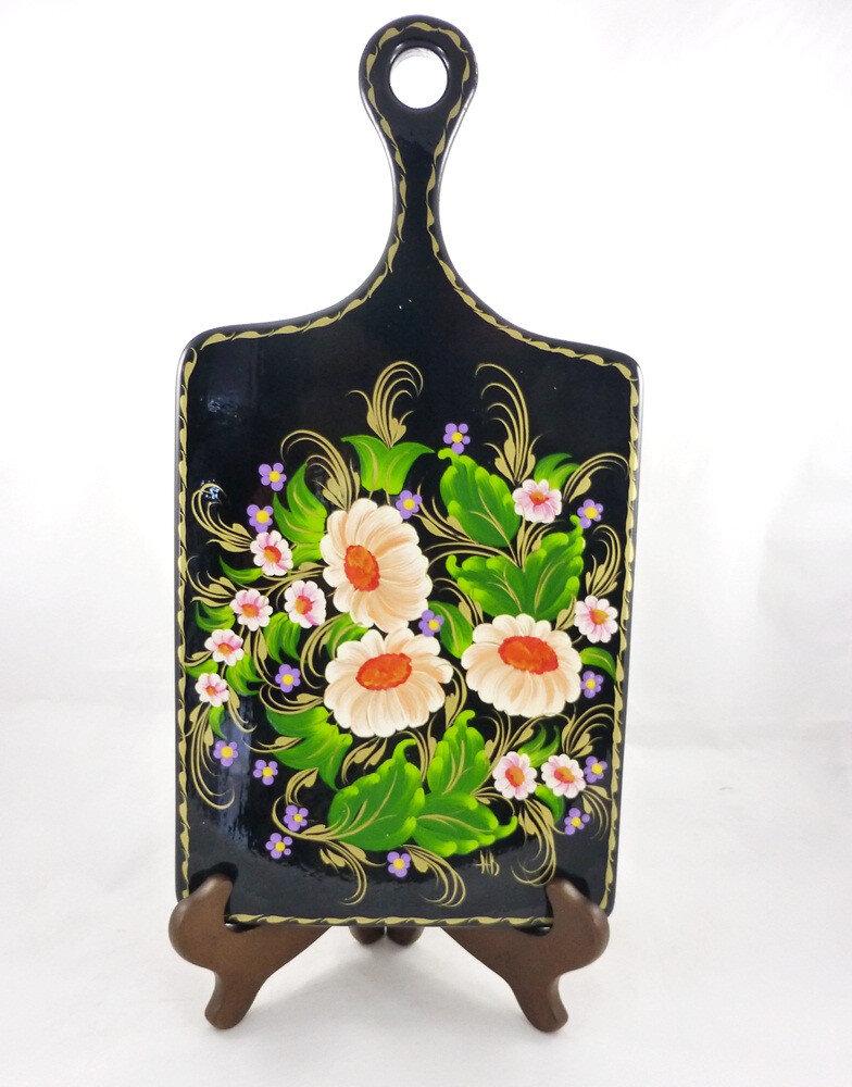 Дошка обробна з Петриківським розписом середня Гранд Презент М-10С