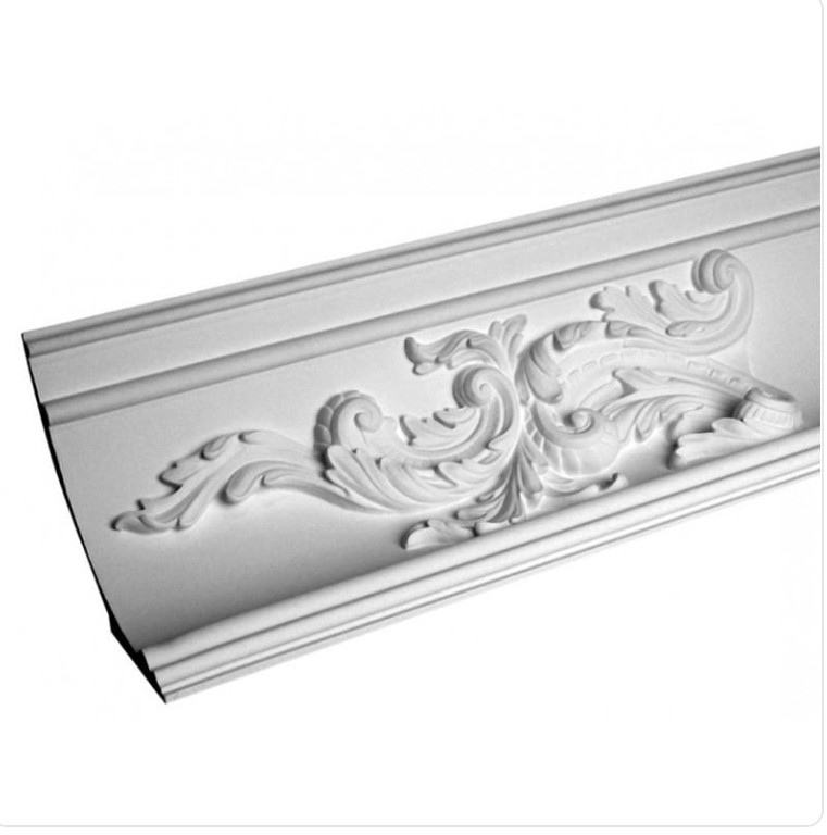 Гіпсовий карниз з орнаментом к92