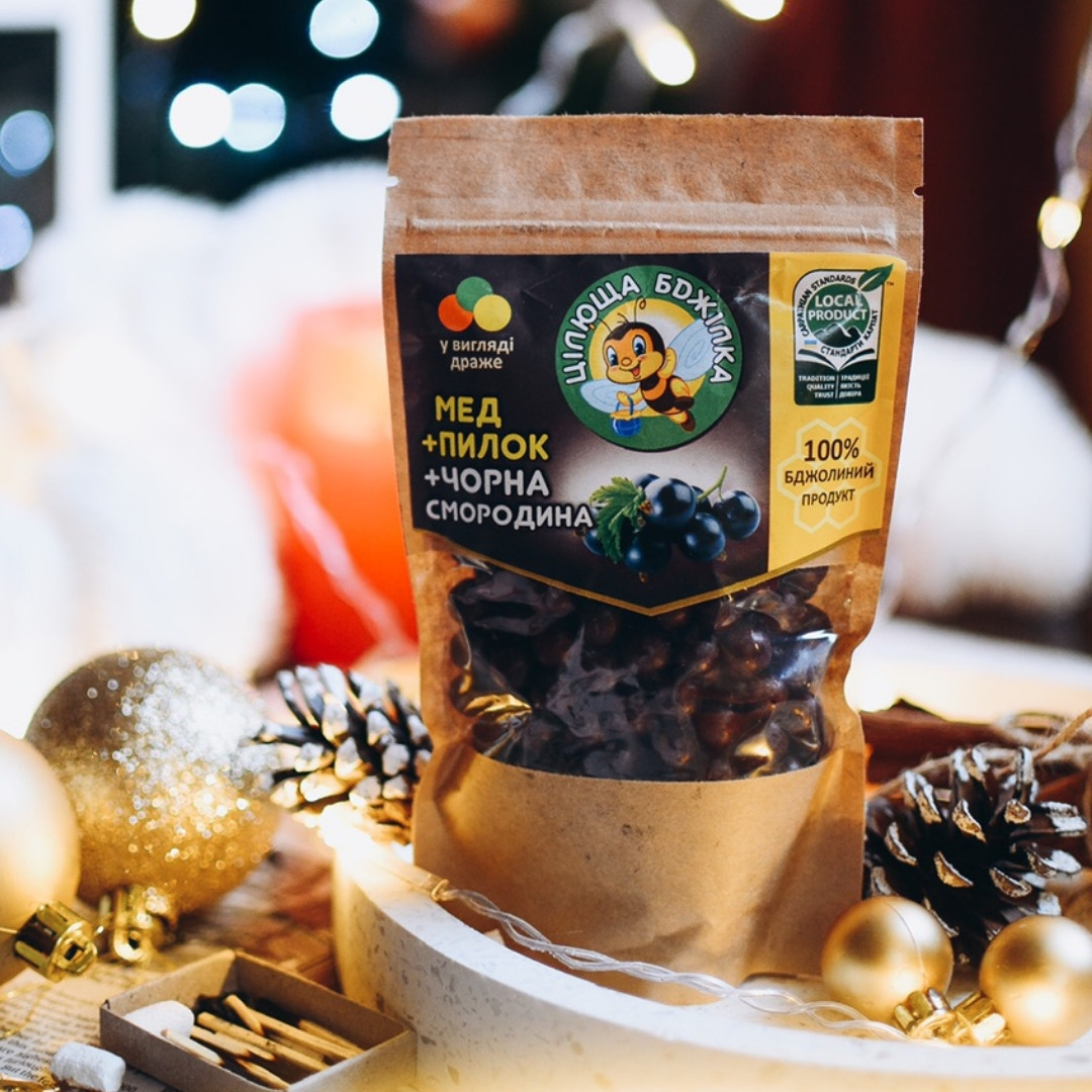 Драже мед з пилком (смородина), фото 1