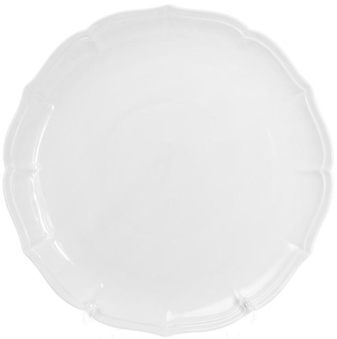 Набор 3 фарфоровые подставные тарелки   White Prince-2   Ø30см (белый фарфор) | HomeDreams