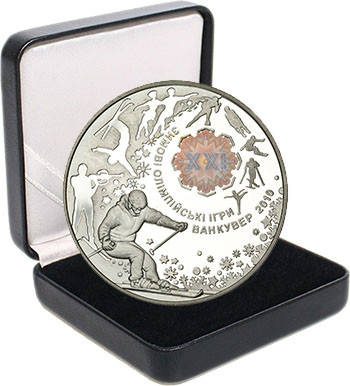 Срібна монета НБУ "XXI зимові Олімпійські ігри", фото 1