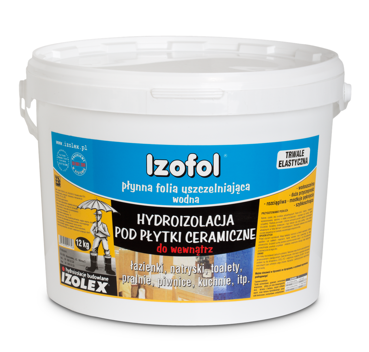 Гідроізоляція під керамічну плитку всередині приміщень IZOFOL 4