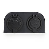 Автоблок 2. USB 2.1+1 прикурювач на рамці-будиночок, фото 5