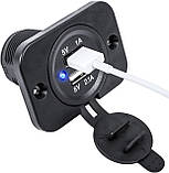 Автоблок USB зарядка 2.1+1А, фото 4