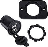 Автоблок USB зарядка 2.1+1А, фото 5