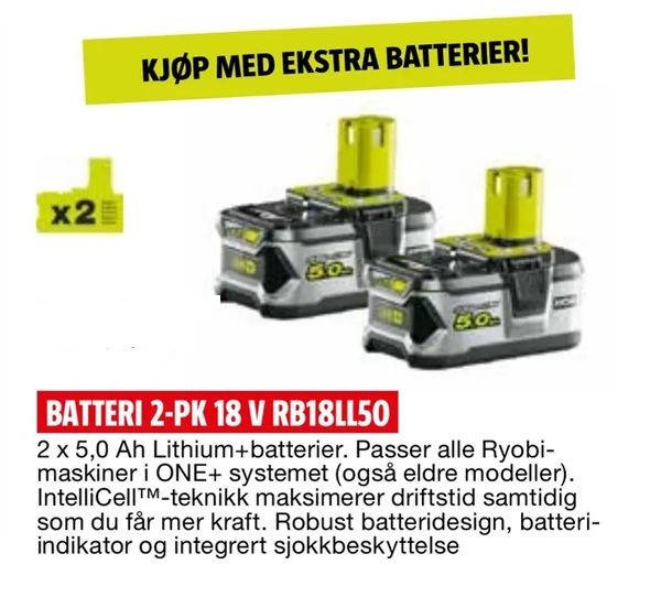 Ryobi rb18ll50 on sale