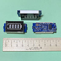Вольтметр 3,3 - 4,2 V, індикатор-індикатор рівня заряду одного Li-Ion акумулятора 18650