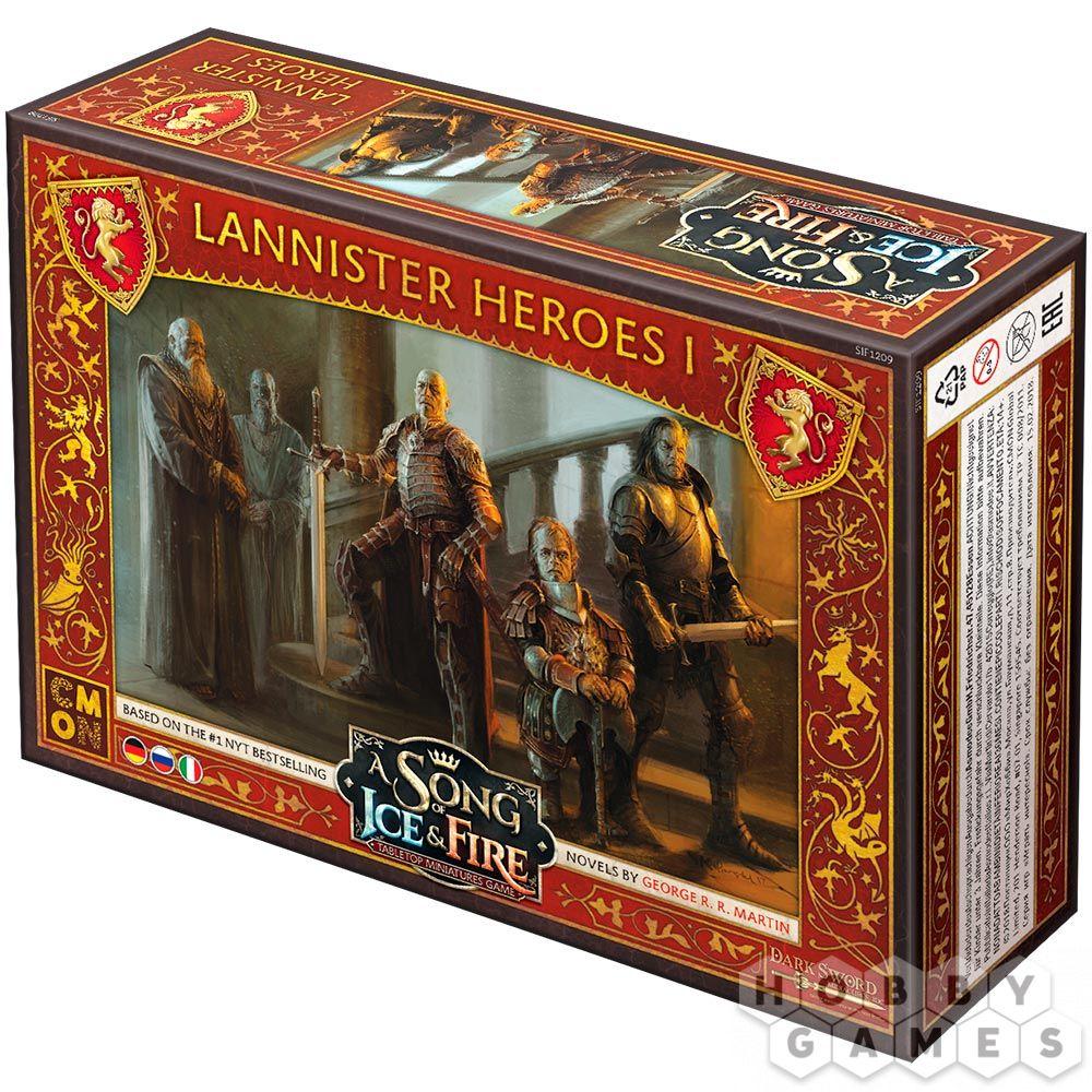 Настільна гра Пісня Ляда та Вогня: Набір "Герої Лангілів I" (LANNISTER HEROES BOX 1) (доповнення)