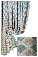 Ткань для штор, римских штор, покрывал жаккард Фландрия, цвет № 5