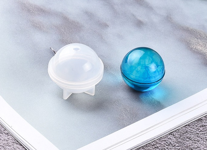 Силіконовий молд, форма з 2 частин, Куля, 3 см, фото 1