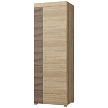 Шафа розпашна у вітальню / спальню / передпокій з ламінованої ДСП Британія ШП 3 Еверест Дуб Сонома + Трюфель