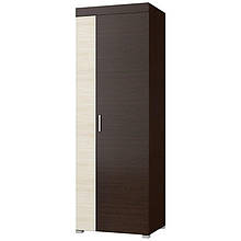 Шафа розпашна у вітальню / спальню / передпокій з ЛДСП Британія ШП 3 Еверест Венге темний + Дуб молочний