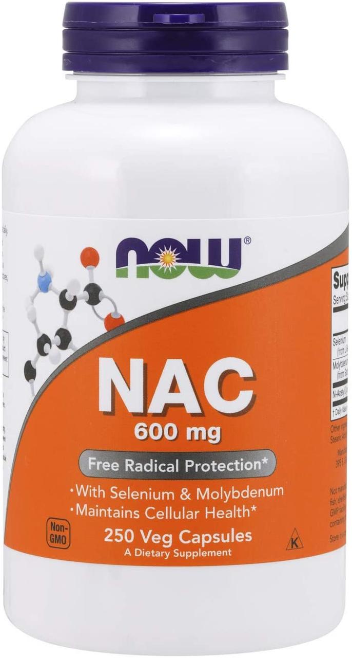 Now Foods NAC 600 mg 250 капсул