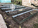 Розмір 2500х1250х190, бортик для грядок, бордюр, грядка, короб, більше 30 кольорів.,висока грядка збірна, фото 6