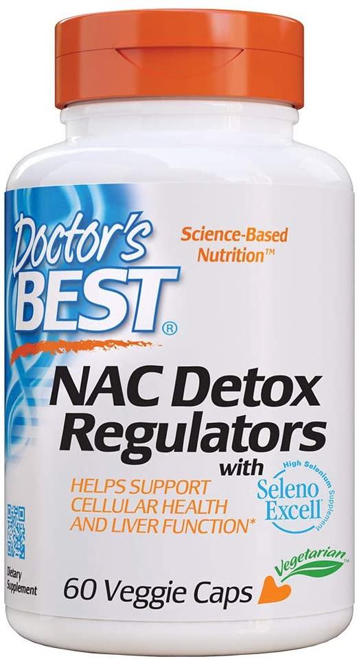 N-ацетилцистеїн регулятор детоксикації Doctor's Best NAC Detox 60 капсул