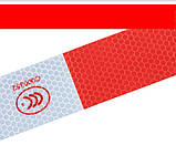 Світловідбивна наклейка для кузова автомобіля 30 х 5 см 10 шт. 00799, фото 3