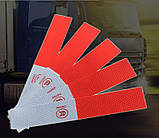 Світловідбивна наклейка для кузова автомобіля 30 х 5 см 10 шт. 00799, фото 4