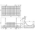 Сушка для посуду на релинг хромована 84880, фото 2
