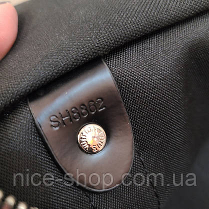 Сумка Louis Vuitton шкіряна,50 см, сіра шахматка, Люкс, фото 4