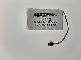 Акумулятор для дитячих іграшок Ni-CD АА, 7.2V 1000mAh Bossman-Profi T-113 ( Ручна робота )