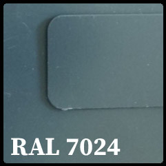 Сталь 0,5 мм листовая PE | MittalSteel (Польша) RAL 7024 - фото 1 - id-p1328982833