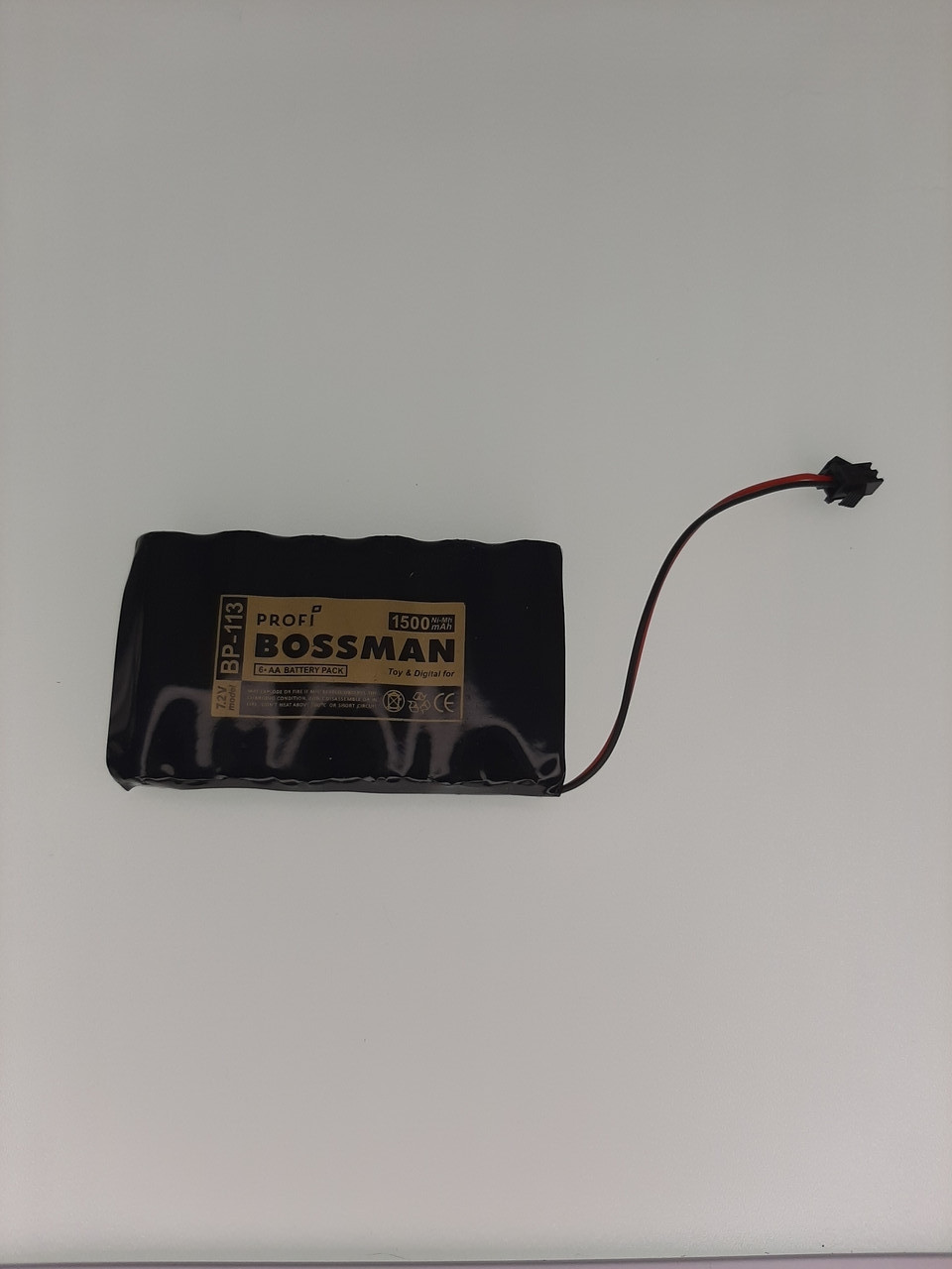 Акумулятор для дитячих іграшок Bossman-Profi T-113 Ni-MH 7.2V 1500mAh для радіокерованих іграшок